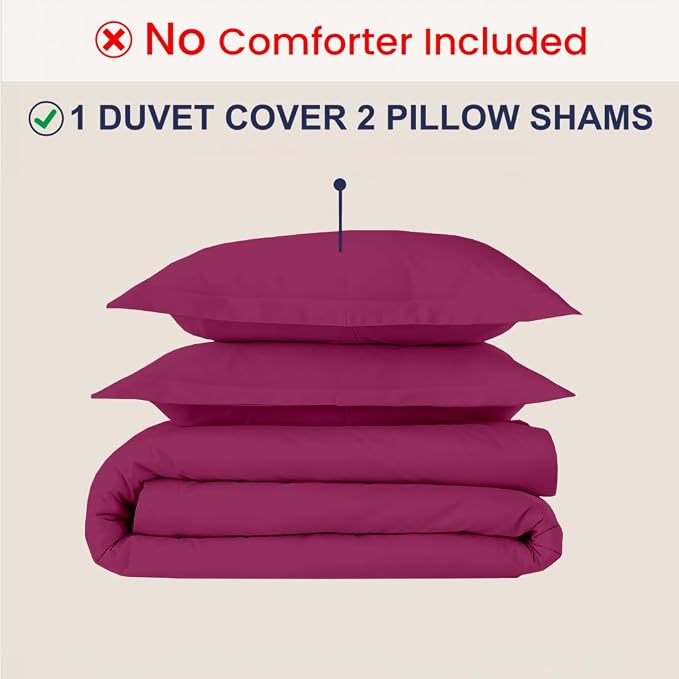 Kotton Culture 3 Pc 120"x120" Duvet Cover Set Super King Plus/Super Oversize - Image 2