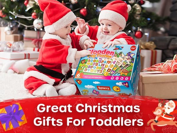 SYNARRY Wooden Puzzles for Toddlers 1-3, 6XSET Puzzles for Toddlers 2-4 - Image 8