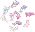 100Pcs Colorful Cute Mini Shiny Miniature Resin Goldfish Figurines, DIY by Unknown