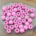 AD Beads Wood Spacer Loose Wooden Craft Beads Big Hole Beads Assorted by ADBeads