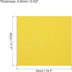 MECCANIXITY EVA Foam Sheets Yellow 19.7 Inch x 17.7 Inch 0.8mm Thick Crafts - Image 2