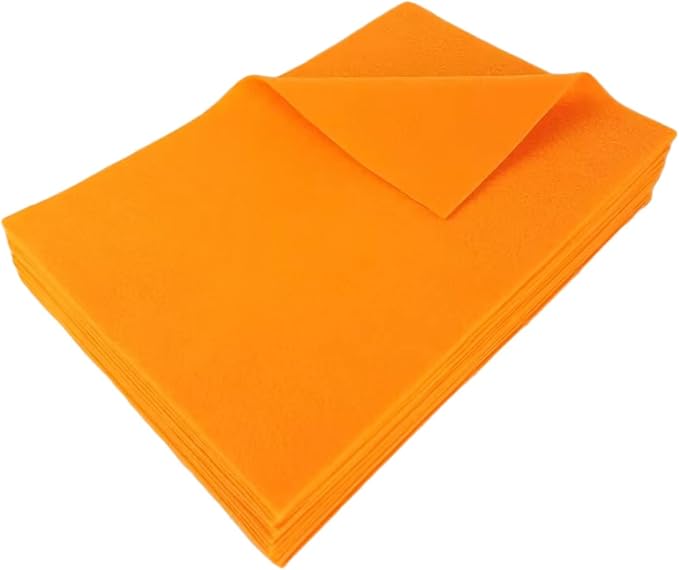 Jtnohx Color Felt, Soft Felt Sheets, 1.4mm Thick 8"x12" Handicraft Felt Fabrics by Jtnohx