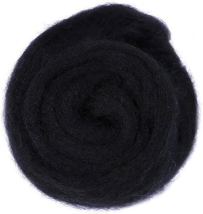 Catopia Wool Roving Yarn, 100G/3.53OZ Soft Felting Wool Pure Chunky Roving Yarn by Catopia