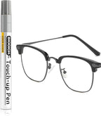 Matte Gunmetal Eyeglass Frame Touch Up Paint Pen, All-in-One Touch Up Kit by BIOOICH