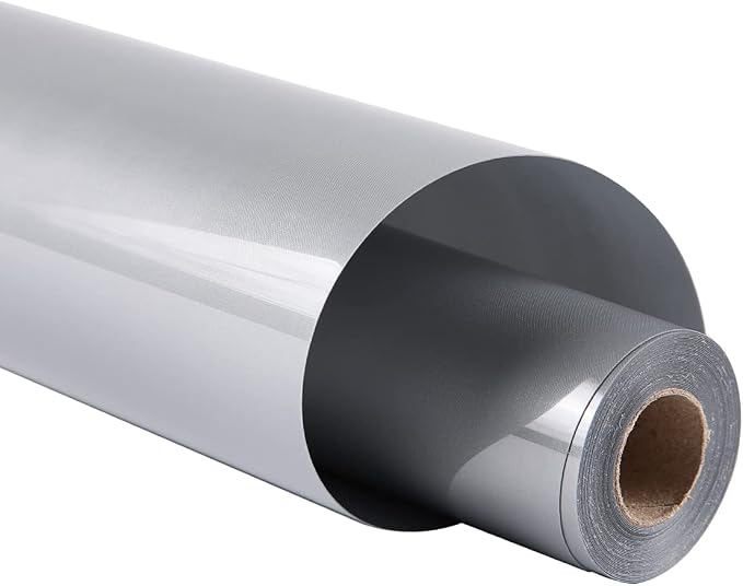 Guangyintong Silver Heat Transfer Vinyl HTV Rolls, Glossy Surface by guangyintong