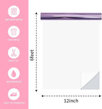 Purple Heat Transfer Vinyl Roll, Soft Metallic Foil HTV - Image 2