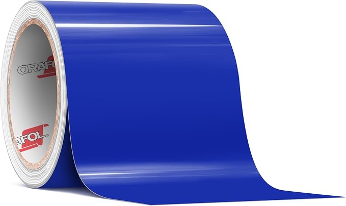 ORACAL 651 Gloss Brilliant Blue Permanent Vinyl Tape Roll – Premium Adhesive by Orafol