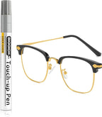Gold Eyeglass Frame Touch Up Paint Pen, All-in-One Touch Up Kit by BIOOICH
