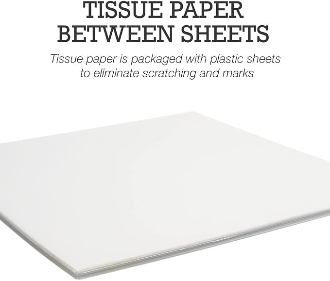 Samsill 50 Pack 12x12 .007 Clear Craft Plastic Sheets Compatible - Image 4