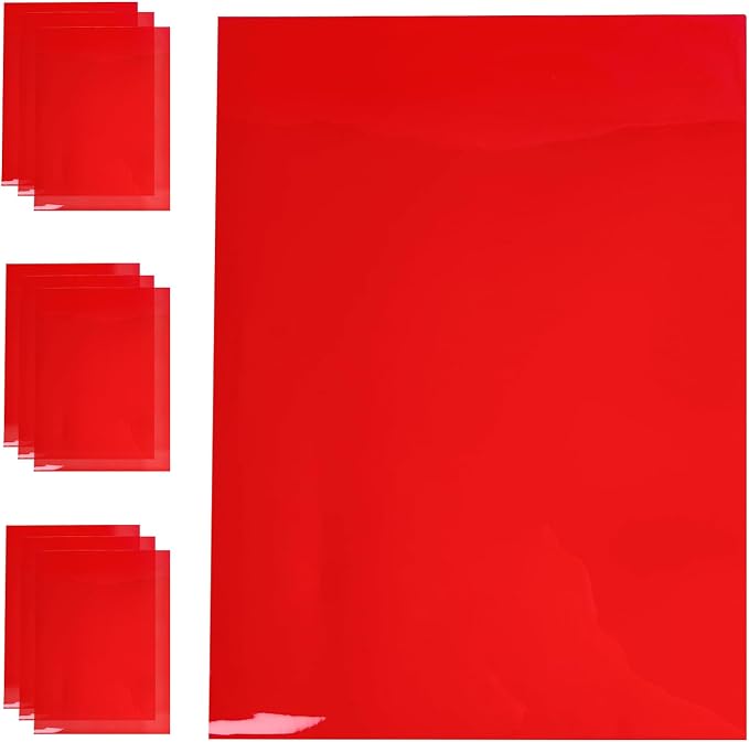 Transparent PVC Faux Leather Sheets, Glossy Waterproof Clear Vinyl Fabric - Image 2