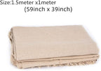 Pottery Special Linen Hessian Cotton Linen Tablecloth Pottery Clay Printing - Image 2