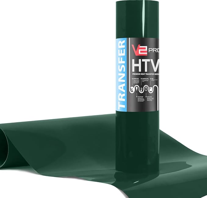 V2 Pro Heat Transfer Vinyl Film HTV Roll by VVIVIDVINYL