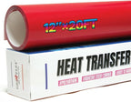 PU Heat Transfer Vinyl 12"×20ft Roll Red – HTV by GIO-FLEXHTVFashionMask
