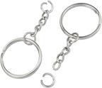 150 Pcs NANSSY 1 Inch/25mm Split Keyrings - Image 4