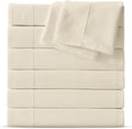 Maple&Stone Twin Flat Sheet 6 Pack, Premium Soft & Breathable, Brushed by MapleStone