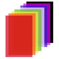 8 Pack Colored Acrylic Sheets 8 x 12 Inch, 1/8 Inch Thick, 8 Colors | by BESARME