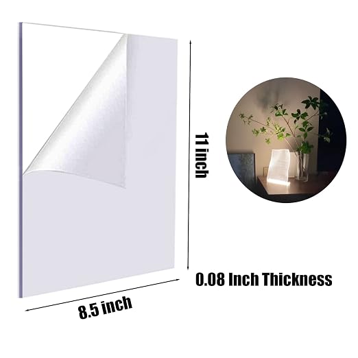 2-Pack Clear Acrylic Sheets, 8.5x11 inch Plexiglass Sheets 2mm | 1/12inch Thick - Image 3