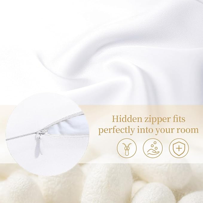 Mulberry Silk Pillowcase for Hair and Skin Standard Size 20"X 26" - Image 9