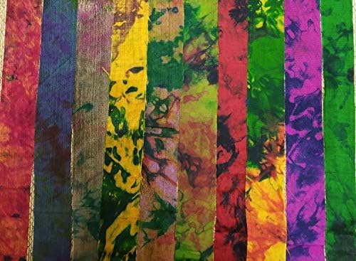 Knitsilk Recycled Sari Silk Strips – Assorted Silk Ribbon Yarn - Image 3