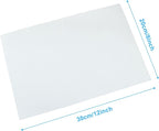 6 Pcs, 8 x 12 Inch White Felt Sheets, 2mm Thick | Felt Fabric - Image 3