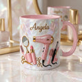 Personalized 3D Hairstylist Mug by Custom