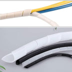 Spiral Cable Wrap -25 Ft 3/8" Cable Management Sleeve Organizer - Image 5