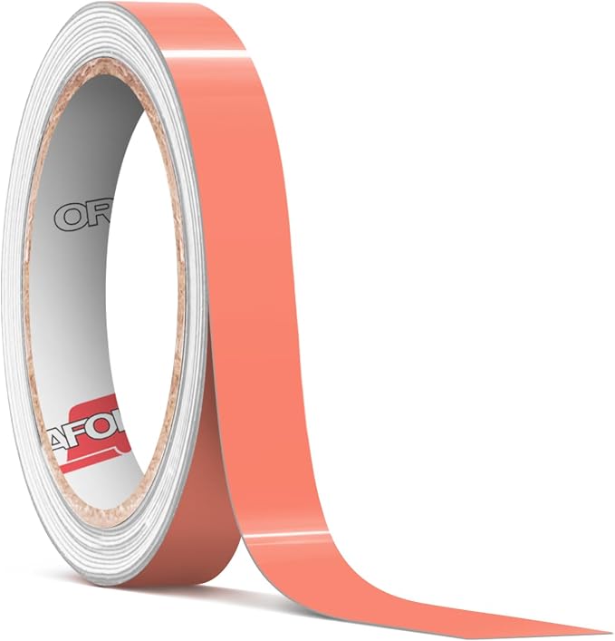 ORACAL 651 Gloss Coral Permanent Vinyl Tape Roll – Premium Adhesive Film by Orafol