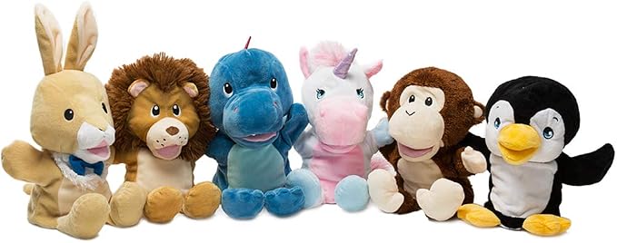 HollyHOME Plush Zoo Friends Hand Puppet Animal Puppet Penguin - Image 7