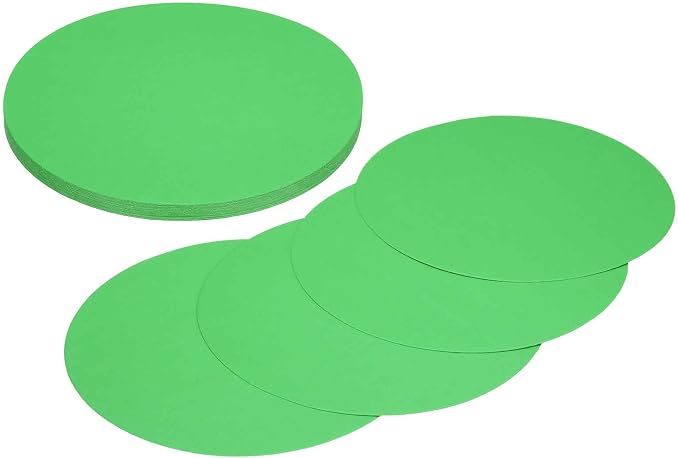 MECCANIXITY 24 Pcs Circle Card Stock, 6.7 Inch Round Cutouts Paper Thick by MECCANIXITY