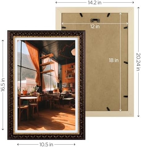 Golden State Art, 12X18 Ornate Finish Photo Frame - Image 5
