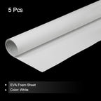 MECCANIXITY EVA Foam Sheets White 19.7 Inch x 19.3 Inch 1mm Thick Crafts Foam - Image 3