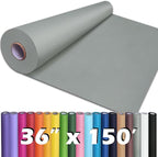 PerkHomy Light Grey Kraft Paper Roll 36" x 1 by PerkHomy