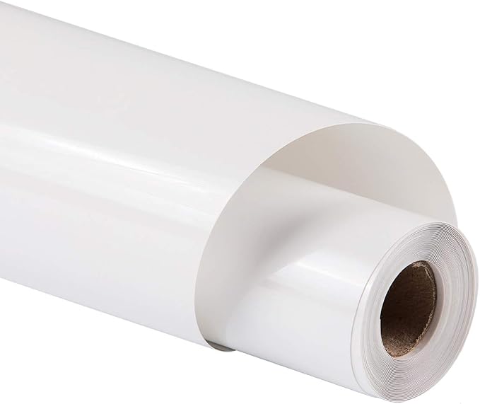guangyintong Heat Transfer Vinyl White HTV Rolls, Glossy Surface White HTV Vinyl by guangyintong