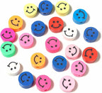 100pcs Mixed Polymer Clay Spacer Beads by LUBINGSHINE
