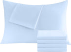Pillowcases King 4 Pack, 20x36 Pillow Cases by Culve