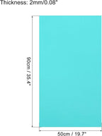 MECCANIXITY EVA Foam Sheets Blue Green 35.4 Inch x 19.7 Inch 2mm Thick Crafts - Image 2