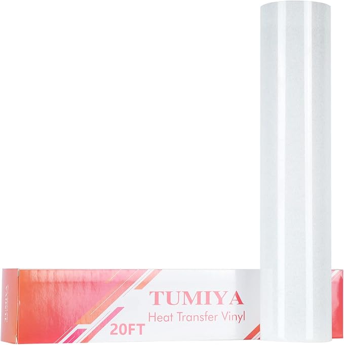 TUMIYA Glitter White HTV Vinyl by TUMIYA