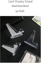 50 Packs Card Display Stand, 2.2 inch Acrylic Easel Mini Card Stand - Image 4