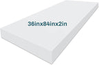 Frienda 1 Pack 84" x 36" x 2" Upholstery High Density Craft Sheets Cushion Foam by Frienda