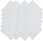 White Bandanas Women Men Large Cotton Tie Dye Party Supplies Plain Head Wrap by MLMOMVME