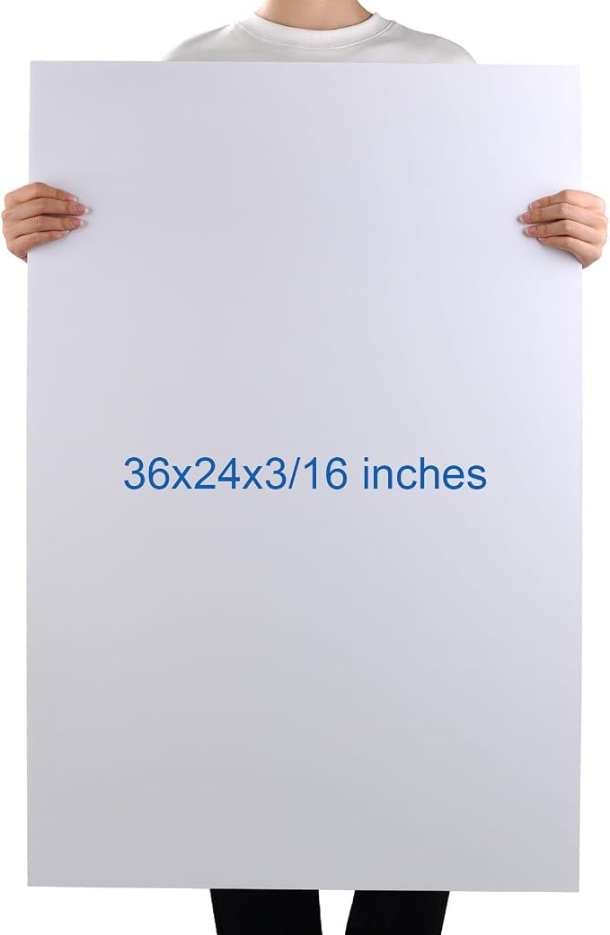 Foam Board 24 x 36 x 3/16", Foam Core Board Sheets, Acid Free Foamboard - Image 2