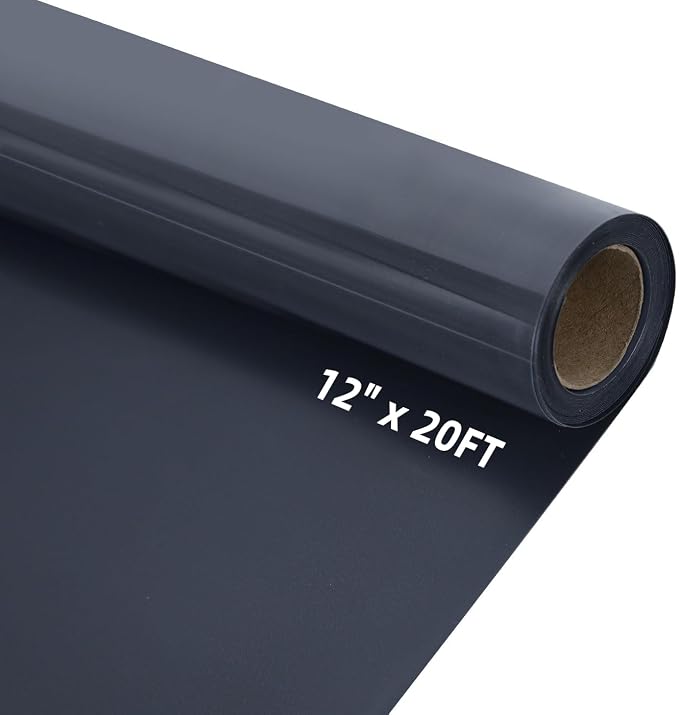 guangyintong Reflective Black Heat Transfer Vinyl HTV Rolls by guangyintong