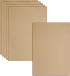 Biaungdo 6 Pcs Felt Fabric Sheets, Light Yellow Square Felt Sheets, 8 x 12 Inch by Biaungdo