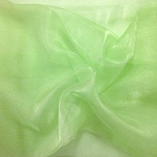 Valentina Textile Inc, Sparkle Crystal Sheer Organza Fabric Shiny by VALENTINATEXTILEINC