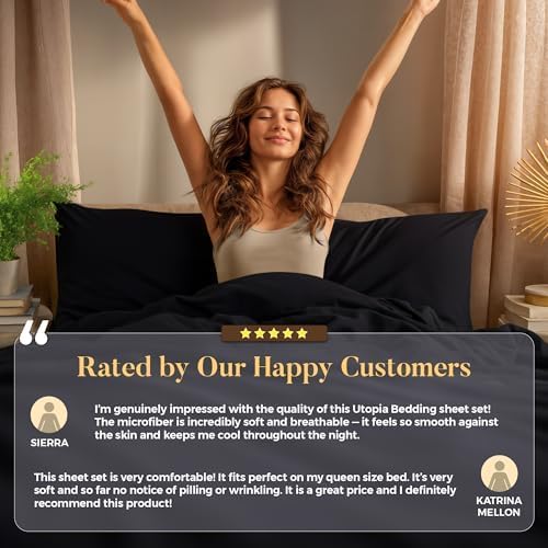 Utopia Bedding Twin XL Sheet Set – 3 Piece Bed Sheets - Image 8