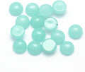 FASHEWELRY 100Pcs Natural Jade Cabochons Flat Back Gemstone Cabochons 6mm Half by FASHEWELRY