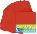 Praisebank Red Origami Paper, Double Sided Color, Origami Paper Kit by Praisebank