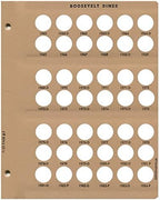 Dansco US Roosevelt Dime Coin Album 1946 - Image 3