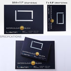 Non-Warping 100% Cotton Watercolor Paper Block - Image 2