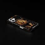 ZHEGAILIAN Case for iPhone 16, Galaxy Lion Gold Durable Shockproof Silicone + - Image 2